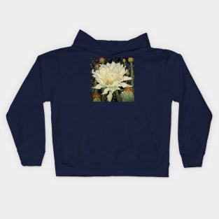 Cereus Night Blooming Cactus Flowers Kids Hoodie